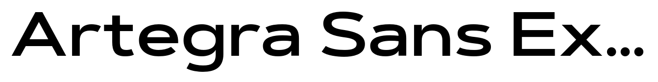 Artegra Sans Extended SemiBold